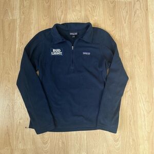 Women’s Patagonia Bud Light Navy Quarterzip